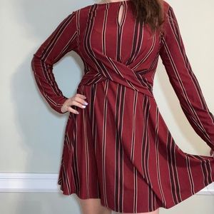 Cute and stylish red dress